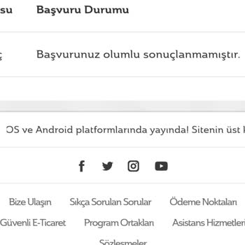 Ziraat Bankası Ziraat Bankkart Genç Olumlu Sonuçlanmamıştır