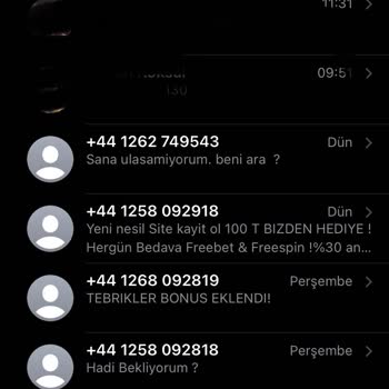 Vodafone +44 Lü Numaralar