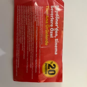 Baydöner İndirim Kuponunu Sistem Kabul Etmiyormuş