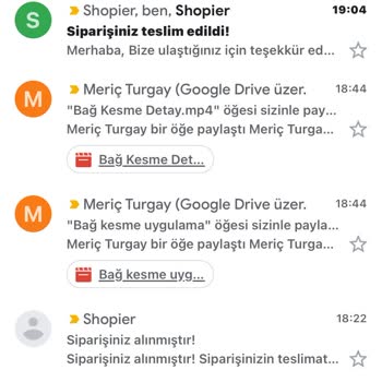 Meriç Turgay Danışmanlık Alışverişi Ve Gönderilen Ürün