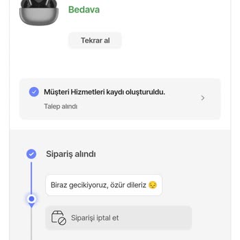 Hepsiburada Honor 90 Eksik Sipariş