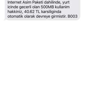 Vodafone İnternetim Varken Ek Paket Tanımlıyor
