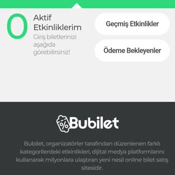 Bubilet Ödeme Sorunu