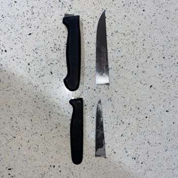 Sürbısa Sürbisa (Sürmene Ateşoğlu Ticaret) Bıçak Çelik Yerinden Kırıldı.