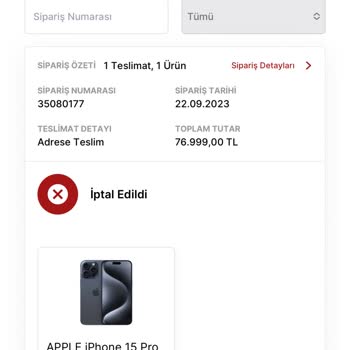 Media Marktın Kendi Kafasına Göre Sipariş İptali