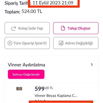 Pazarama Teslim Edilmeyen Ürün