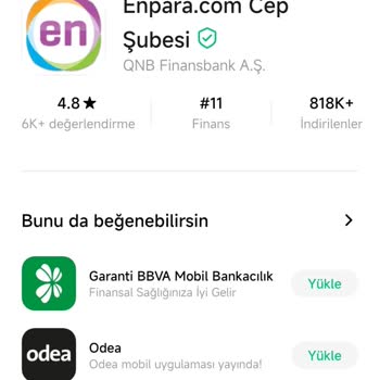 Enpara Cep Şubesi Güncelleme Sorunu