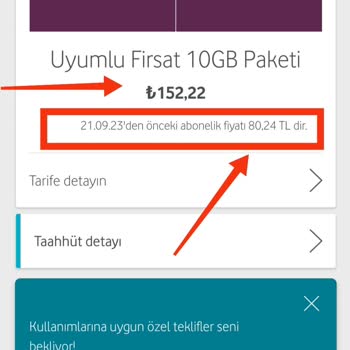 Vodafone Uygun Fiyatlı Uyumlu Tarifeler Sunmuyor