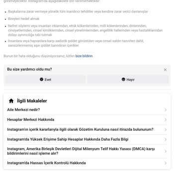 Instagram Hesabım Sebepsiz Yere Kapandı