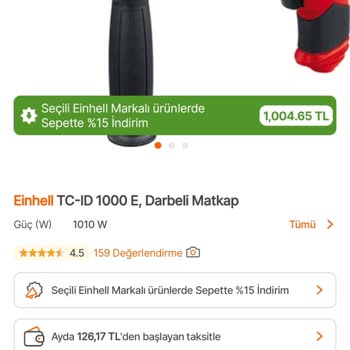 HepsiPay Hepsiburada Mağazasından Aldığım Matkabın Bir Haftada Gönderilmemesi