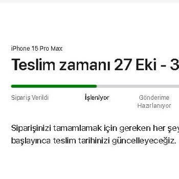 Apple İphone 15 Pro Max Ön Sipariş Teslim Tarihi