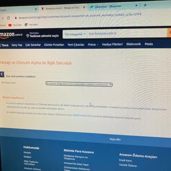 Amazon Hesabım Çalındı