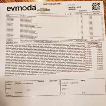 EvModa Eksik Ve Kırık Ürün