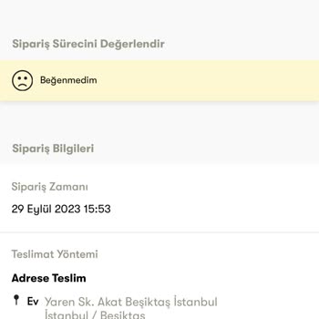 Şok Sanal Market Siparişimi Eksik Getirdi