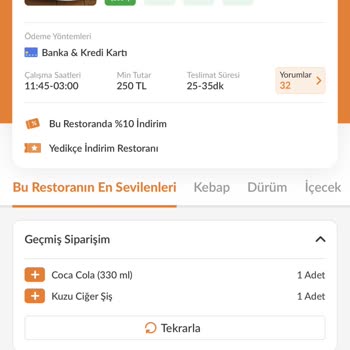 Ciğerci Çakır Dakika Algılı Satış