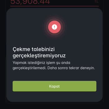 Paribu Tl Paramı Banka Hesabıma Çekemiyorum