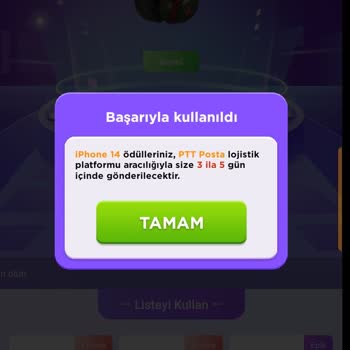 Step Master Diye Bir Uygulama İndirdim Ve Çekilişe Katıldım.