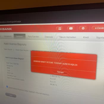 Akbank Nakit Avans Çekilmiyor