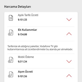Vodafone Ek Paket Aşımı Ücreti İadesi