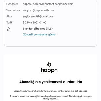 Google Play Vodafone İznim Olmadan Mobil Ödeme Gerçekleşmiş Faturama Yansıtıldı