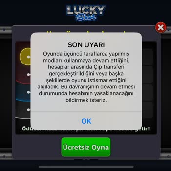 8 Ball Pool Çiplerim Çalındı