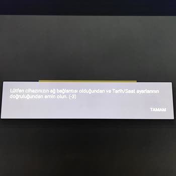 Onvo TV Sertifika Sorunu