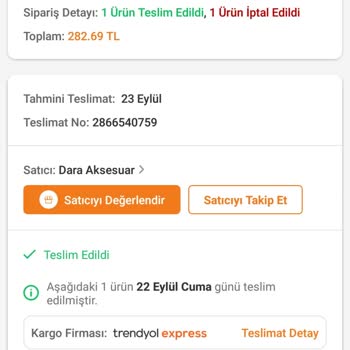 Trendyol Ürün İptalinde Para İade Edilmedi!