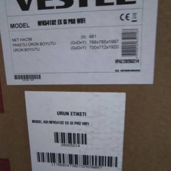 NFK54102 Ex Gı Pro Vestel Buzdolabı