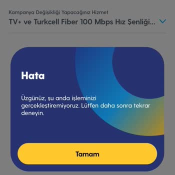 Turkcell Dijital Operatör Taahhüt Yenileme Hatası