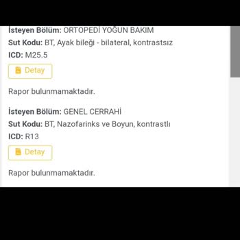 E-Nabız Ankara Bilkent Şehir Hastanesinde Emar Sonuçlarıyla İlgili Sorun