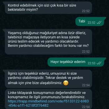 Migros Teslim Edilmeyen Sipariş