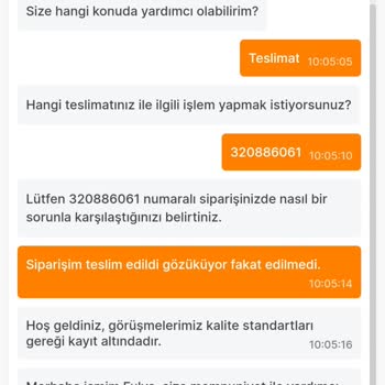 Migros Teslim Edilmeyen Sipariş