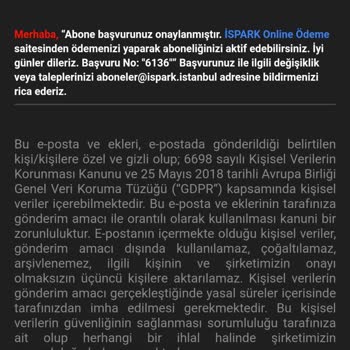 İspark Aboneliği İle İlgili Şikayet