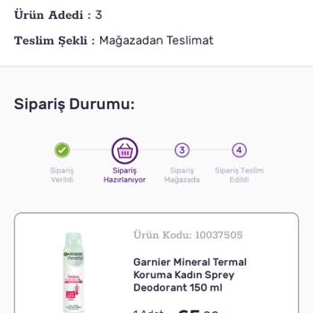 Gratis Mağazadan Teslimat Sorunu