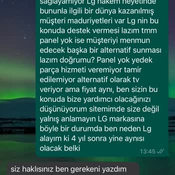 LG Nin Yedek Parça Sorunu