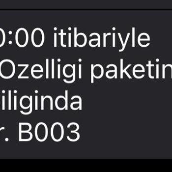Vodafone Tarifemde Durma Paketi Ücretsiz Olmasına Rağmen Ücret Kesildi