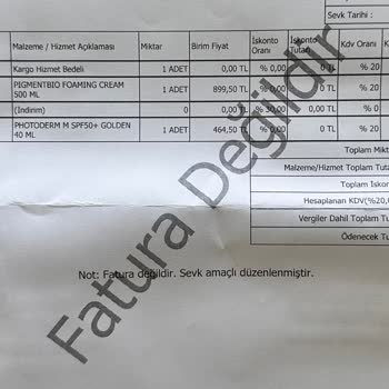 Naos Star Etat Pur Markası Hediye Ürünümü Göndermiyor