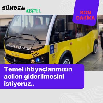 BURULAŞ Otobüs Sıkıntısı Kestel'de Çok Zorluk Çekiyoruz Acilen
