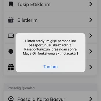Passolig Pasaportumu İbraz Etmedi Stad Personeli