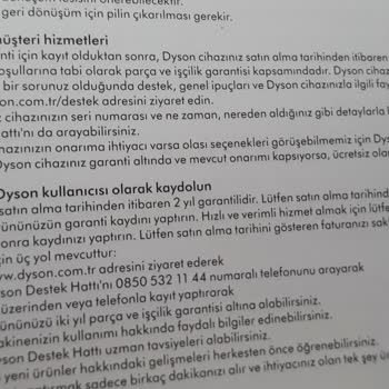 Dyson V 15 Mobilya Adaptörünün İkinci Defa Aynı Yerden Kırılası