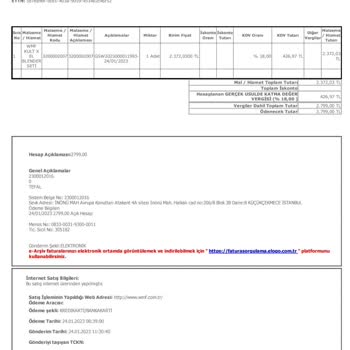 Garanti İçerisinde Bozulan WMF Blender Bıçağı İçin Ücret Talep Edildi