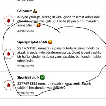 Trendyol Satıcının Kafasına Göre Siparişi Bahane Uydurup İptal Etmesi