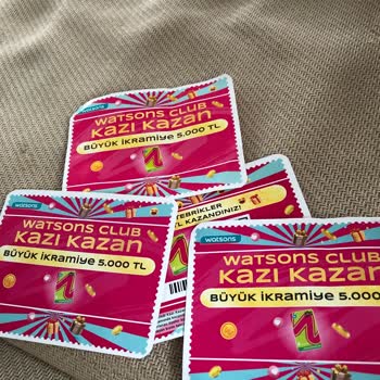 Watsons Kupon İndirim Çeki