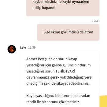 Bahislion Tehdit Suçlaması İle Örtbas Ediyor