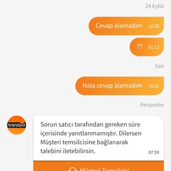 Trendyol Kargomu Sipariş Vereli 14 Gün Oldu Gelmedi.