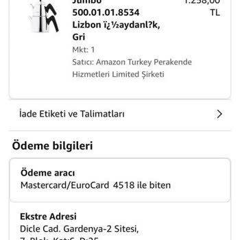 Amazon'un 2 Aydır Ürün Değişimi/Ücret İadesini Gerçekleştirmemesi