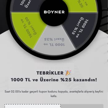 Boyner Online İndirim Kodunu Uygulamıyor
