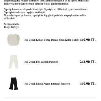 Panço 20 Gündür Siparişi Kargolamıyor