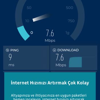 Türk Telekom Mobil Ve İnternet ŞEBEKE/HIZ Problemi