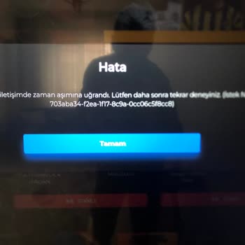Tod TV Servis İle İletişimde Zaman Aşımı Uyarısı